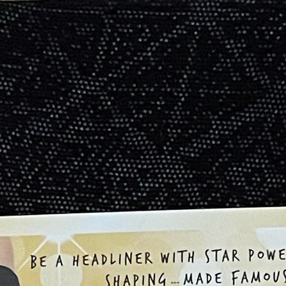 SPANX Star Power 2 Pair Center-Stage Shaping Tights Black Size B Nouveau NEW - Picture 7 of 7